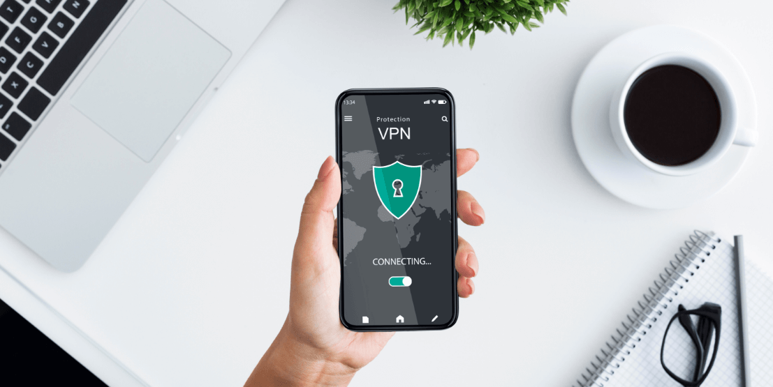 ネットワークセキュリティ対策の1つとしてVPN接続を利用するイメージ